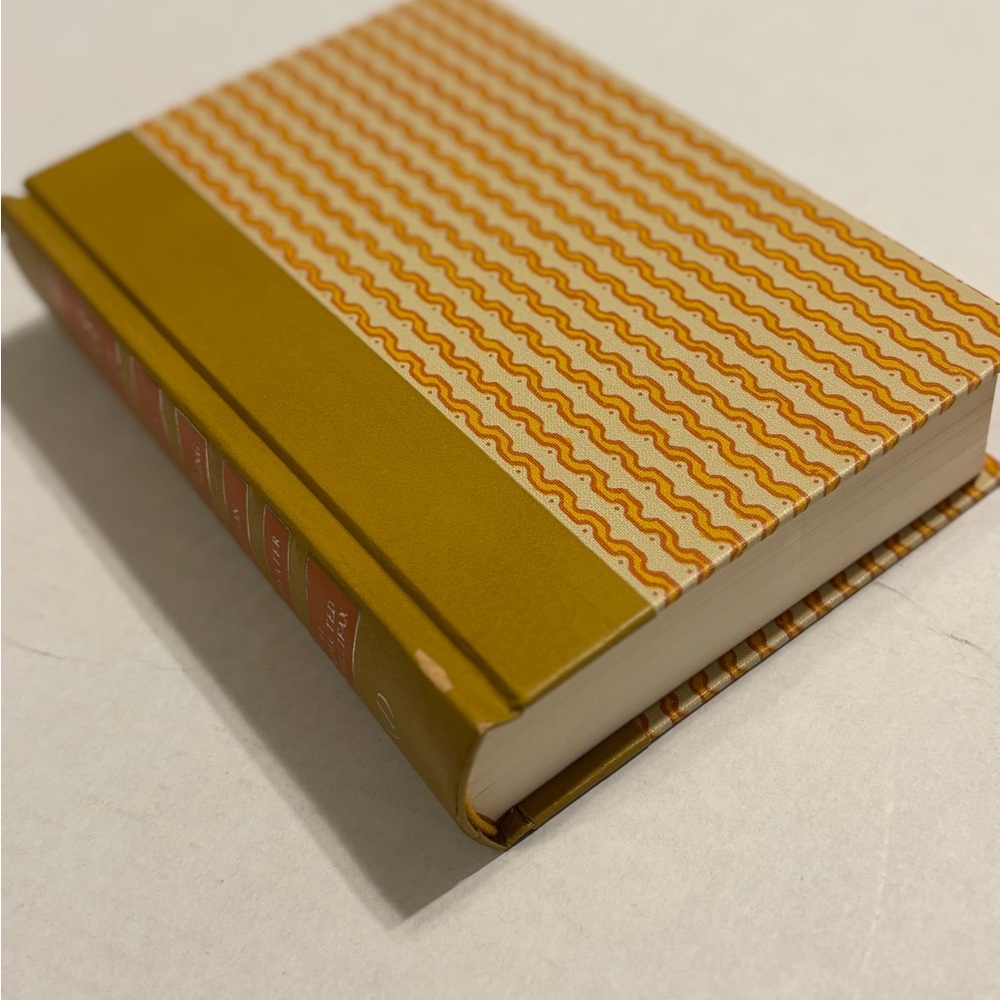 Readers Digest Patterned Hardcover Book in Cream and Orange
